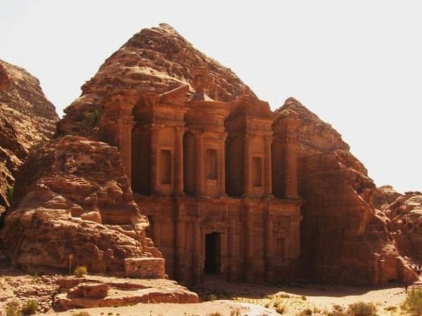 The Al-Deir Monastery of sandstone