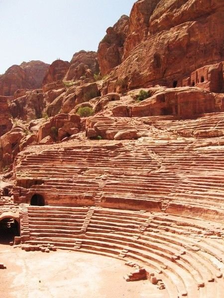 The ampitheatre of Petra
