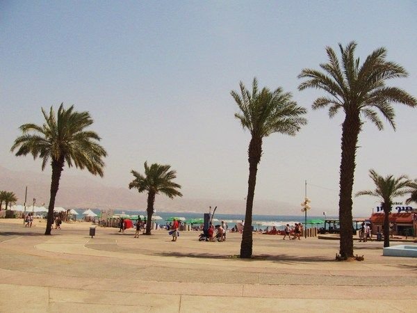 another shot of the beach in Eilat