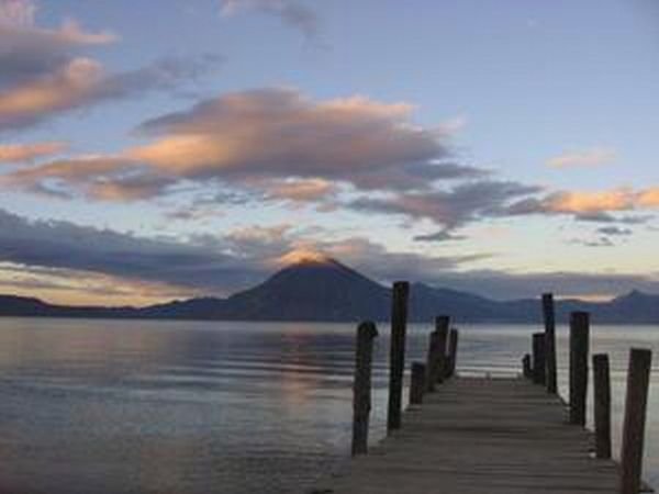 Sunrise over Lago de Atitlan