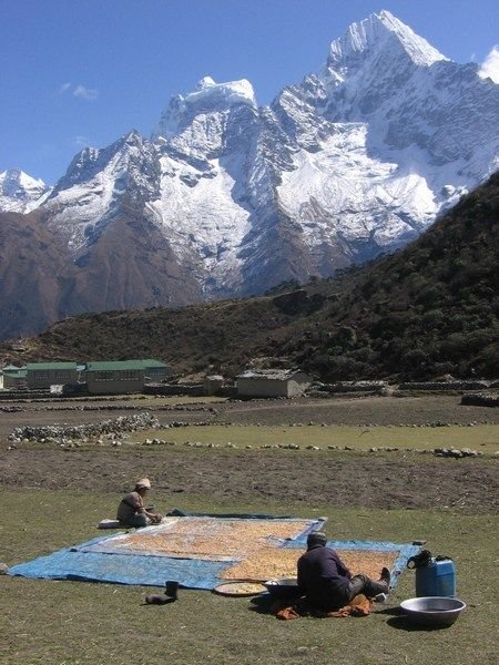 Working in the Himilayas