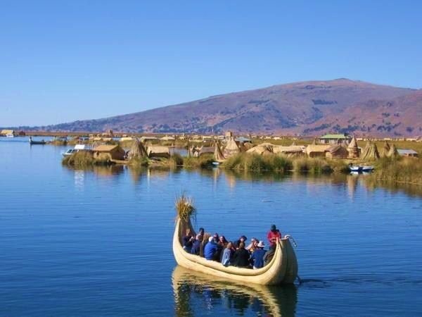 The Floating Islands of Uros, Lake Titicaca, Peru