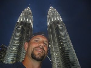 Yours truly in front of the Petronas Towers