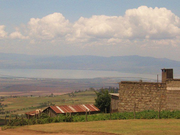 Lake Naivasha in the lower Rift Valley