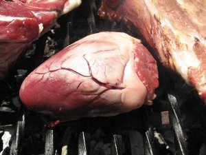 My favorite part of Nyama Choma...the HEART!