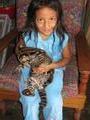 A Little Girl and her Leopard