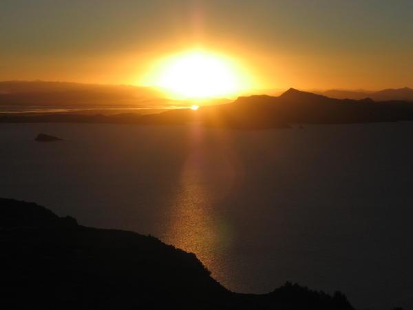 Sunset Over Lake Titicaca