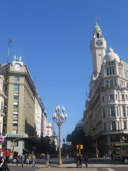 Streets of Downtown Buenos Aires 