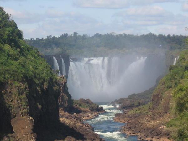The Iguazù Falls from a Distance