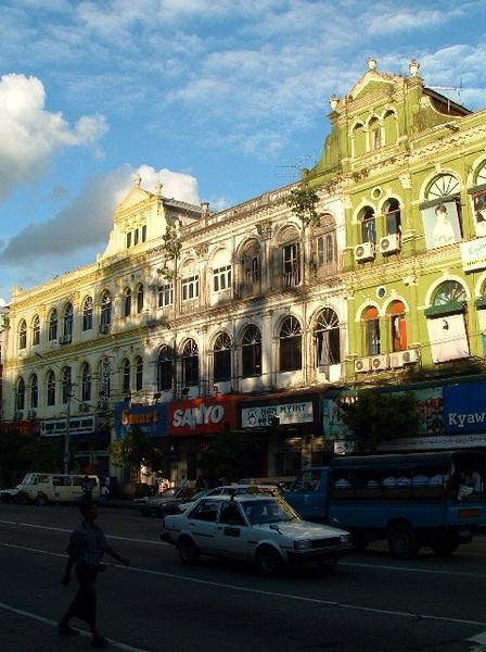 Colonial architecture, Rangoon.