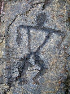 Lava Rock carving