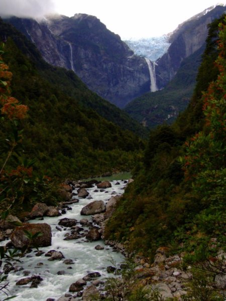 Glacier-fed river in Parque Nacional Queulat