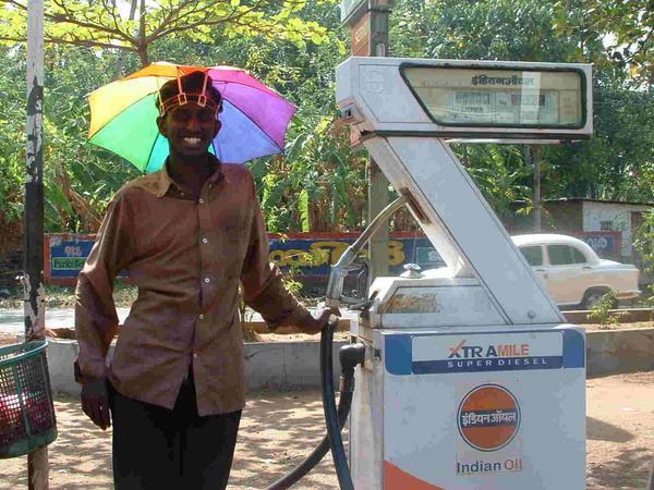 Petrol pump attendant