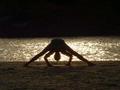 Yoga on Palolem beach