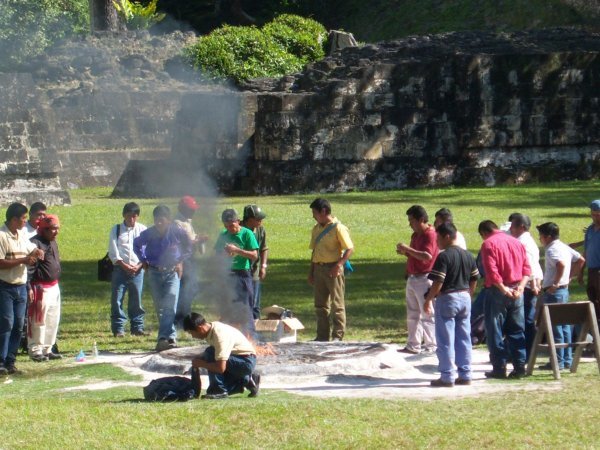 Mayan Men praying for a mate - I stayed away!