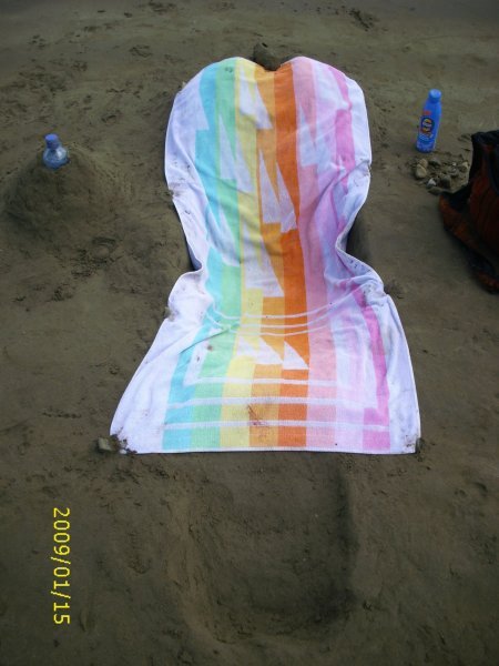 My sand chair