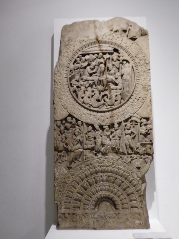 Carving depicting Buddha's birth