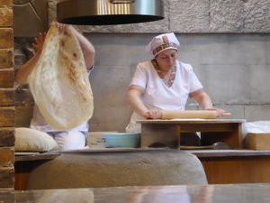 Making lavash bread