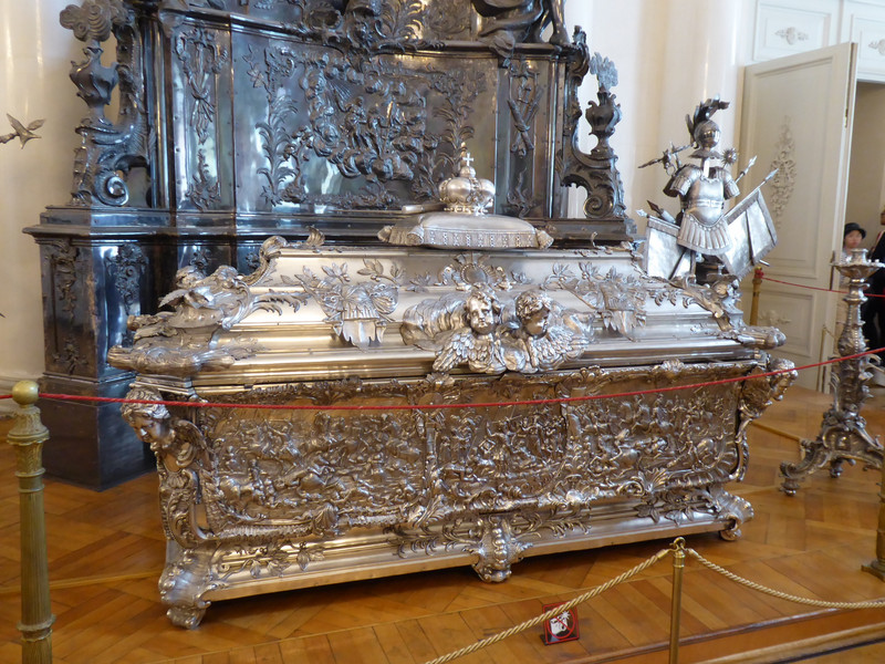 Silver coffin