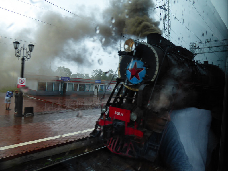 Baikal circum-lake steam train 