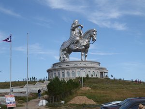 Chinggis Khan statue 