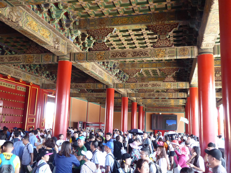 Forbidden City busy