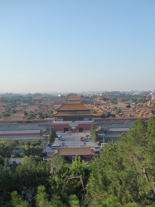 Forbidden City from Jingshan Park 