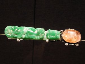 Jade belt clasp