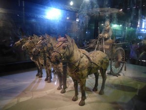 Bronze chariot