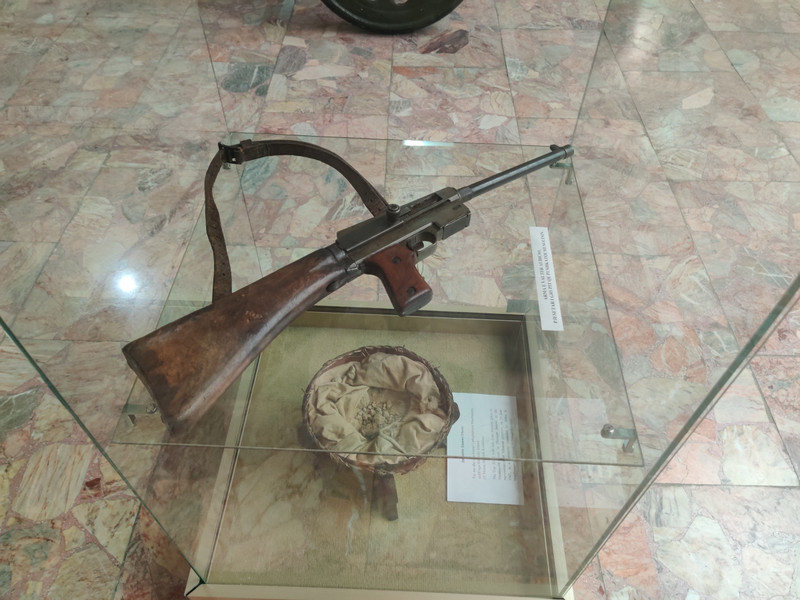 The gun that killed Mussolinni