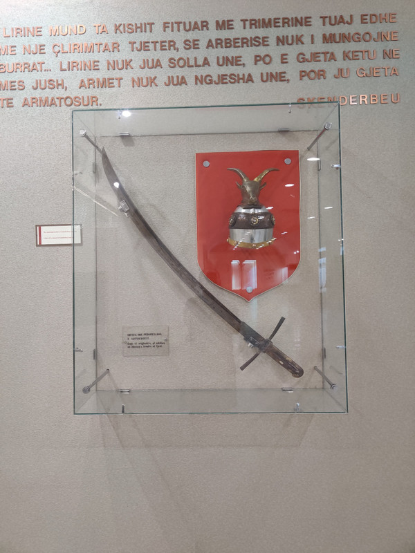Skanderbeg sword (replica) 