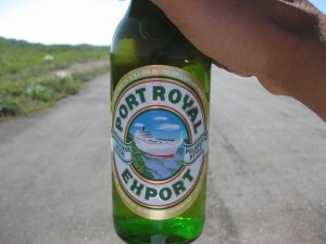 Bierchen auf der Landebahn
