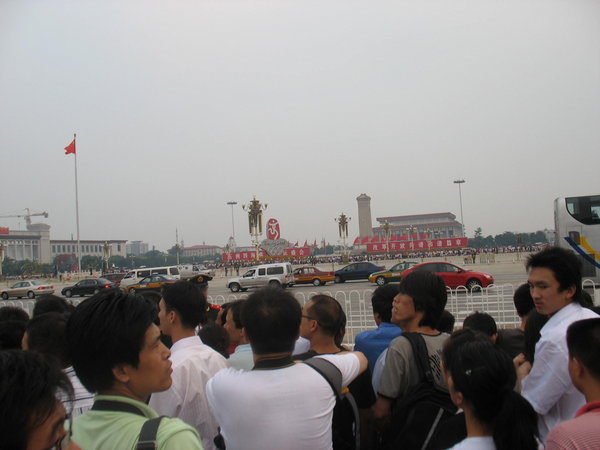 Tiananmen, day of Closing Ceremonies