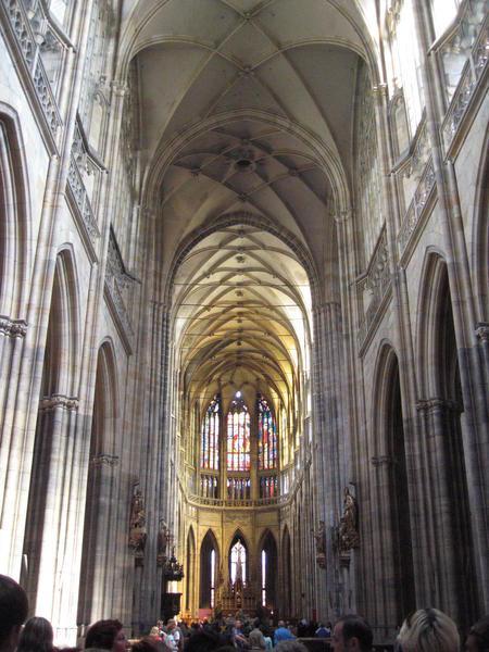 Inside St. Vitus Cathedral