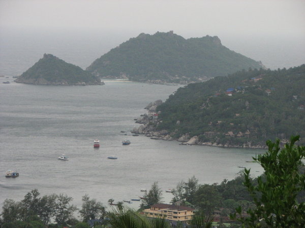View of Koh Tao coastline