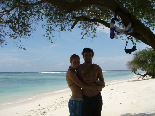 After our snorkel on Gili T