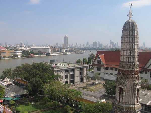View from the top of Wat Arun