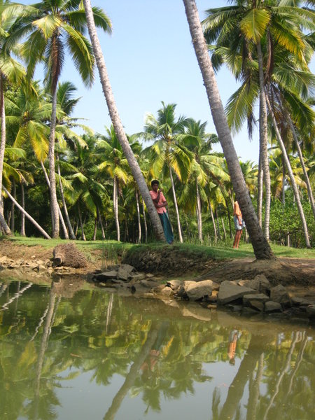 lazing on the keralan backwaters