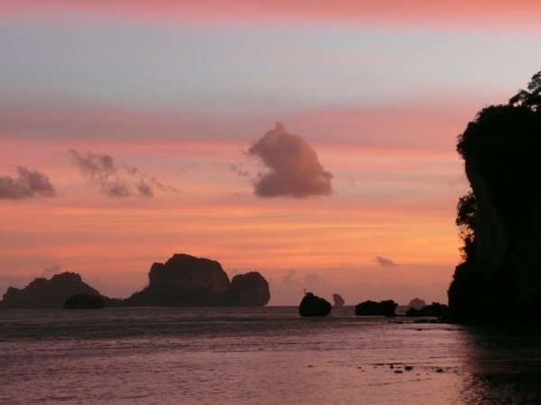 Sunset from Ton Sai Beach