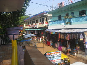 View from balcony in Arambol