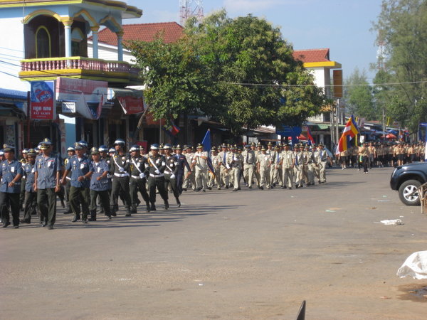 Parade through Koh Kong