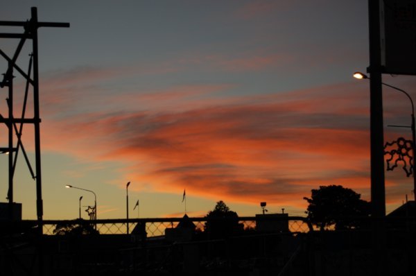 Sunset sur Christchurch