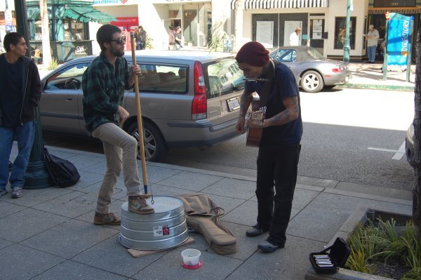 Musiciens dans la rue
