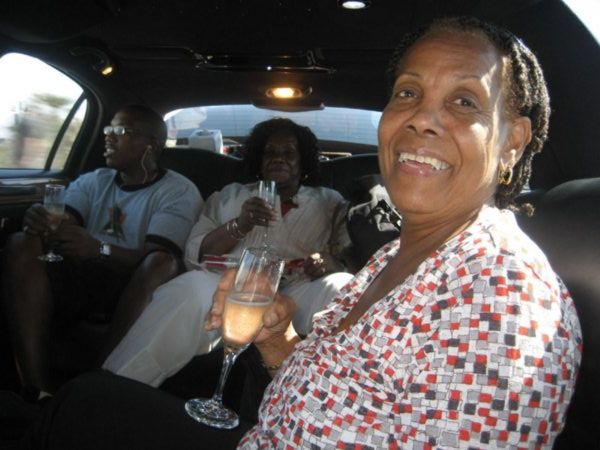 Mom in Limo