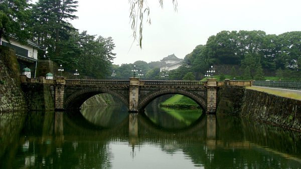 View of the OUTSIDE of the Imperial Palace 