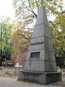 Ben Franklins parents grave
