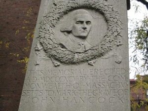 Jonh Hancocks grave