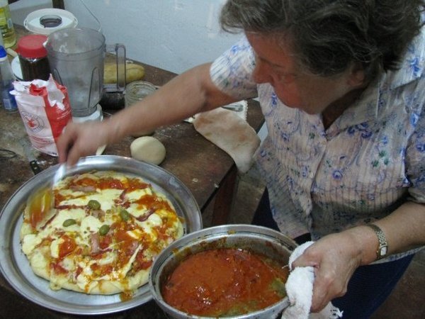 Homemade pizza, Italian Style