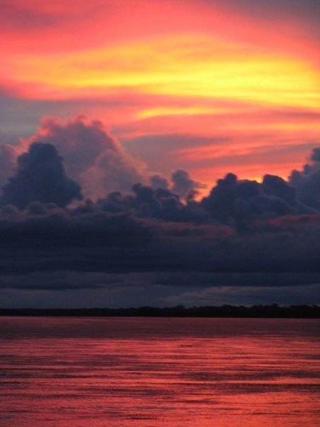 Amazonian sunset