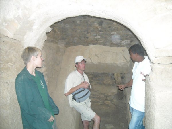 Tadas guide in Axum tomb